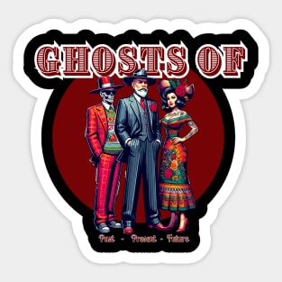 Ghosts of Xmas Sticker